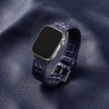 Croco Luxe - Navy Blue