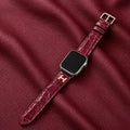 Croco Luxe - Burgundy